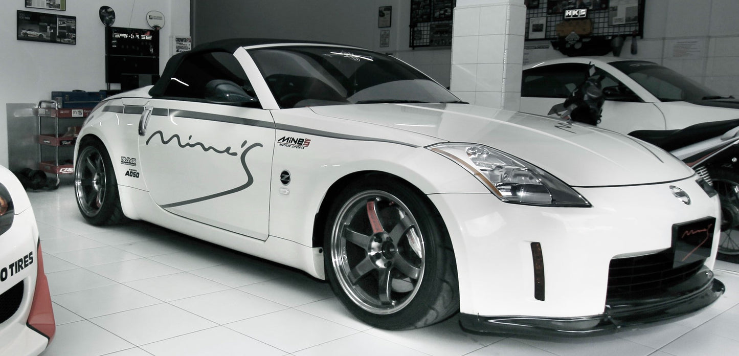 Carbon Aero Mirrors for 350Z Type MINE'S (Bayside Blue)