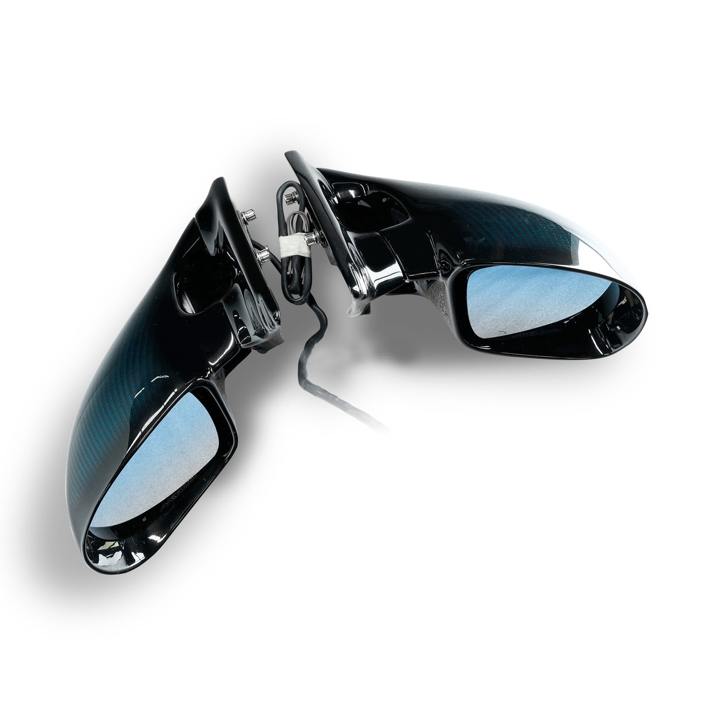 Carbon Aero Mirrors for BNR34 Type MINE'S (Bayside Blue)