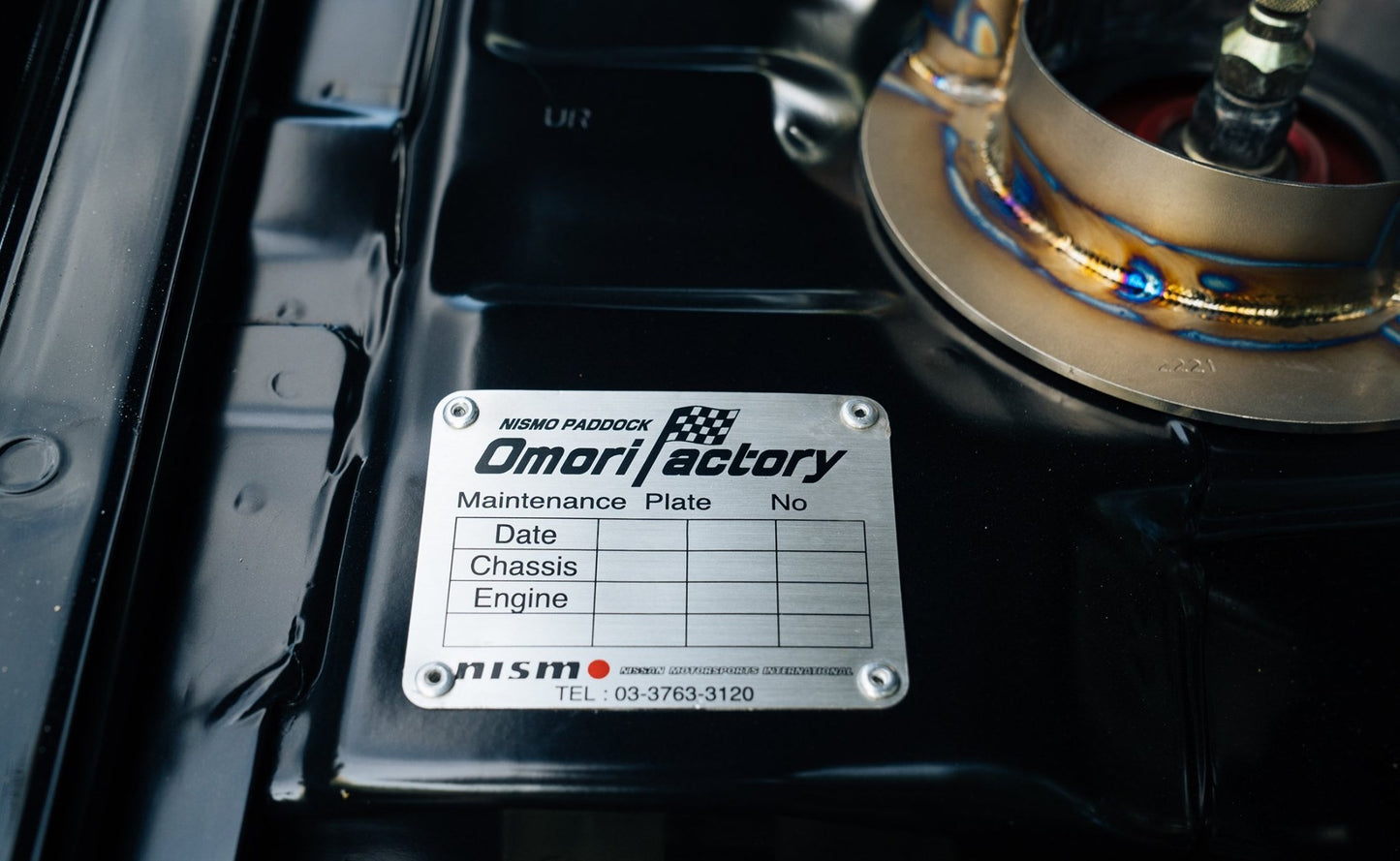 Nismo Paddock Maintenance Plate
