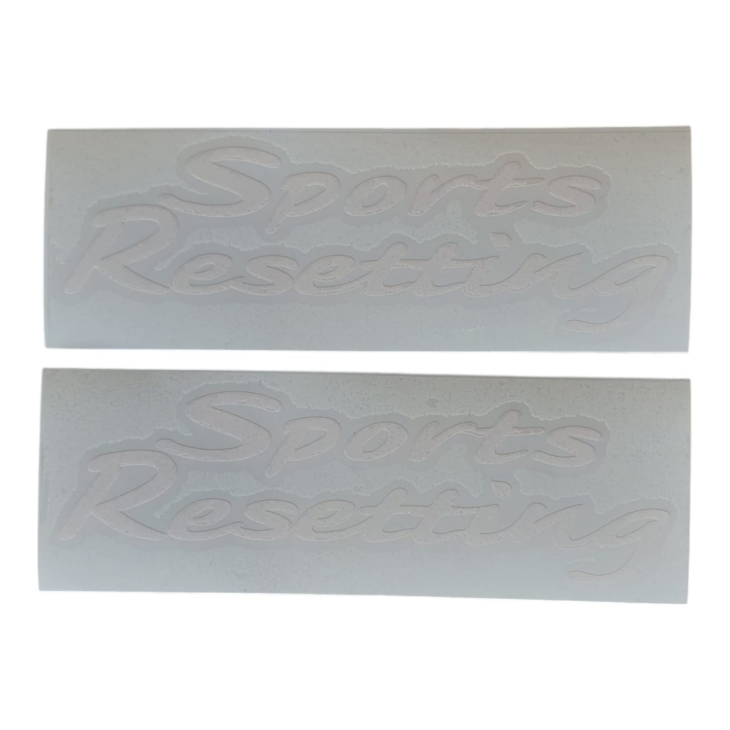 x2 Sports Resetting Sticker Set White