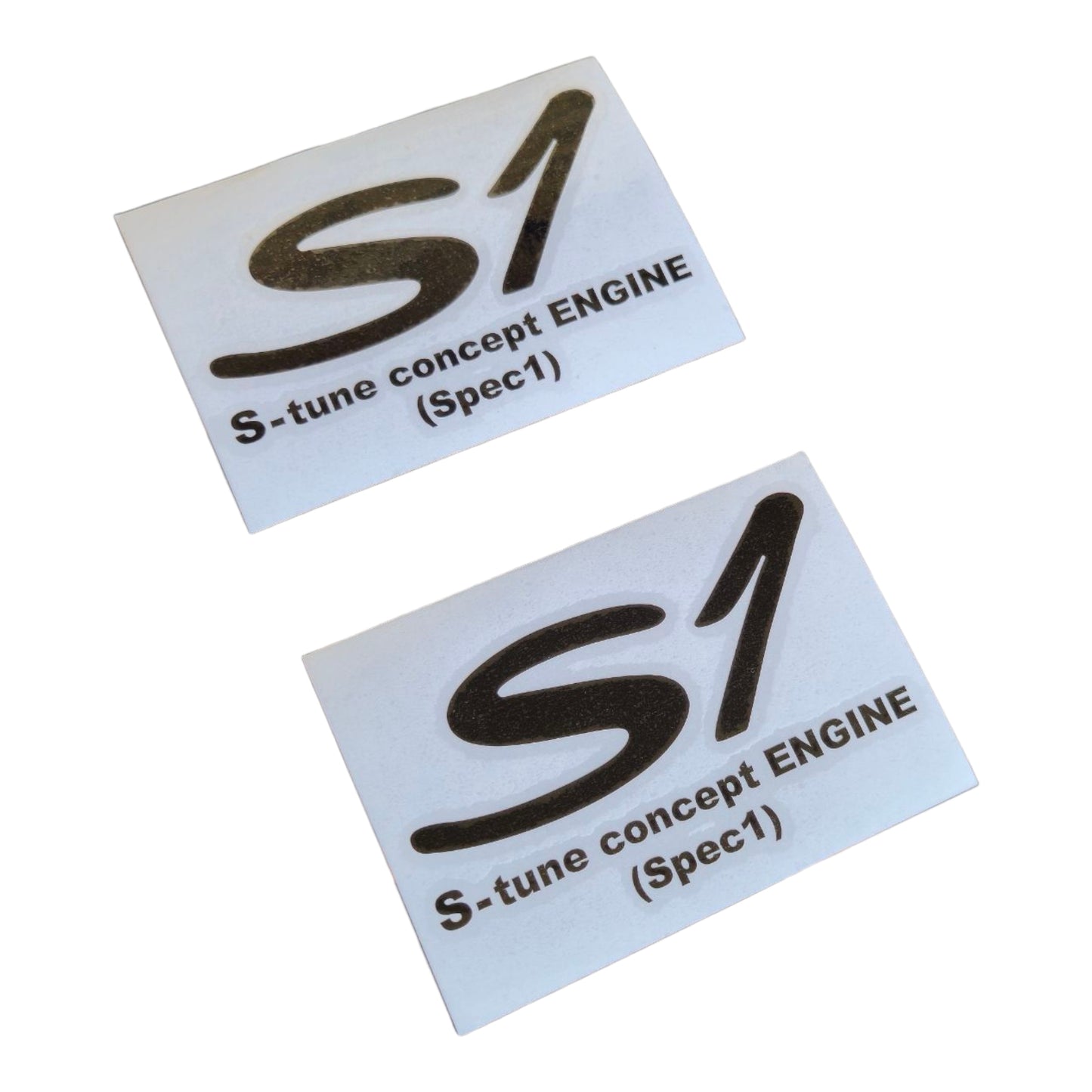 S1 S-tune concept ENGINE Stickers Set Black