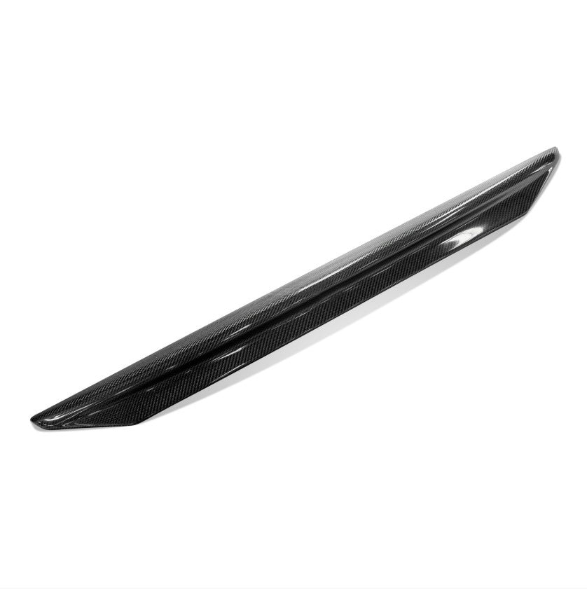 MINE'S Carbon Rear Boot Lip Spoiler (Black)