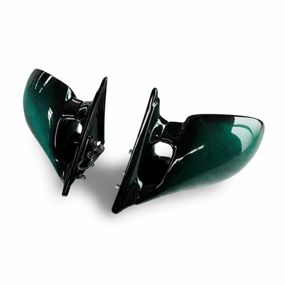 Carbon Aero Mirrors for R34 Type MINE'S  (Emerald)