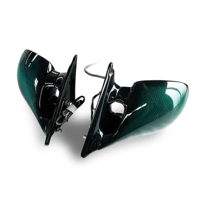 Replica MINE'S Carbon Aero Mirrors for BNR34 (Emerald)