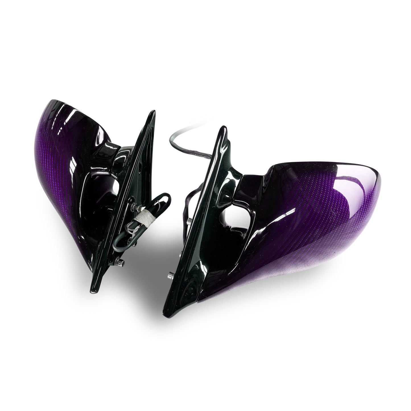 Replica MINE'S Carbon Aero Mirrors for BNR34 (Midnight Purple)