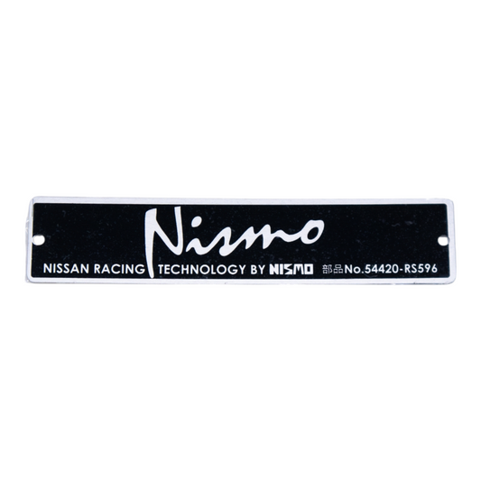 Nismo Strut Bar Plate (Old Logo)