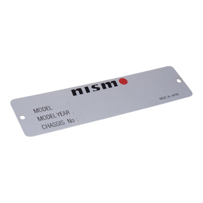 Nismo Chasis Plate