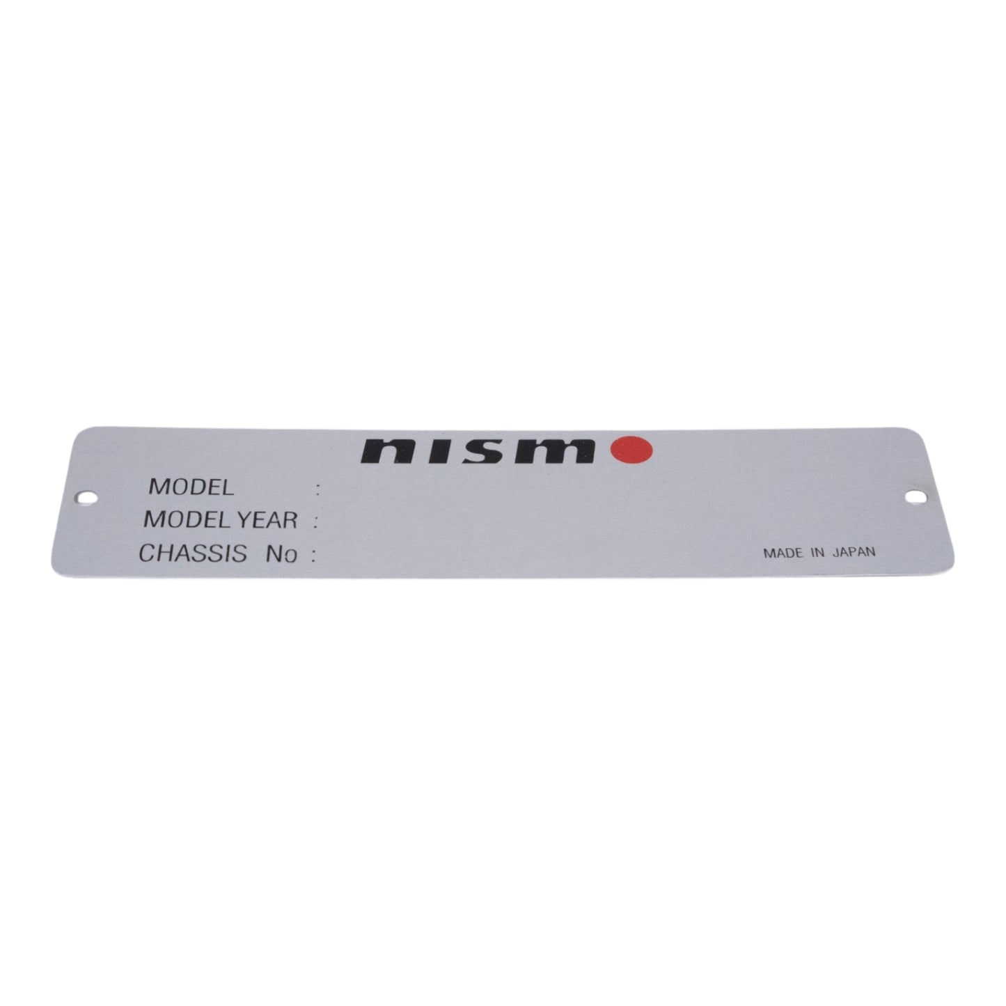 Nismo Chasis Plate