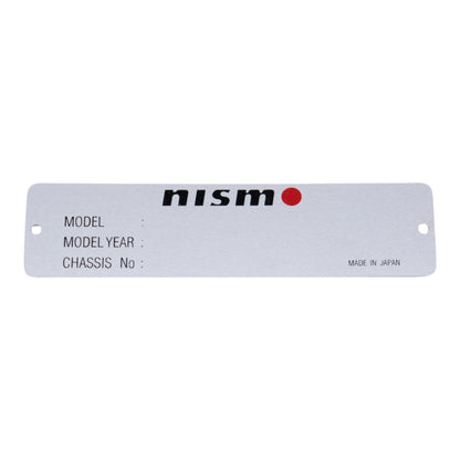 Nismo Chasis Plate