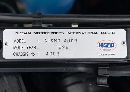 Nissan R33 GTR 400R Serial Chassis Plate