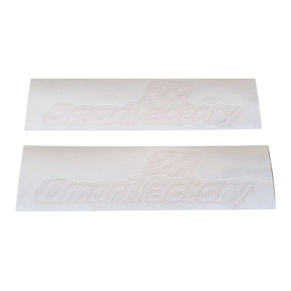 x2 Omori Factory Sticker Set White