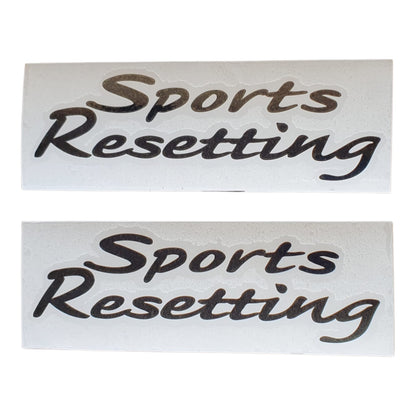 x2 Sports Resetting Stickers Set Black