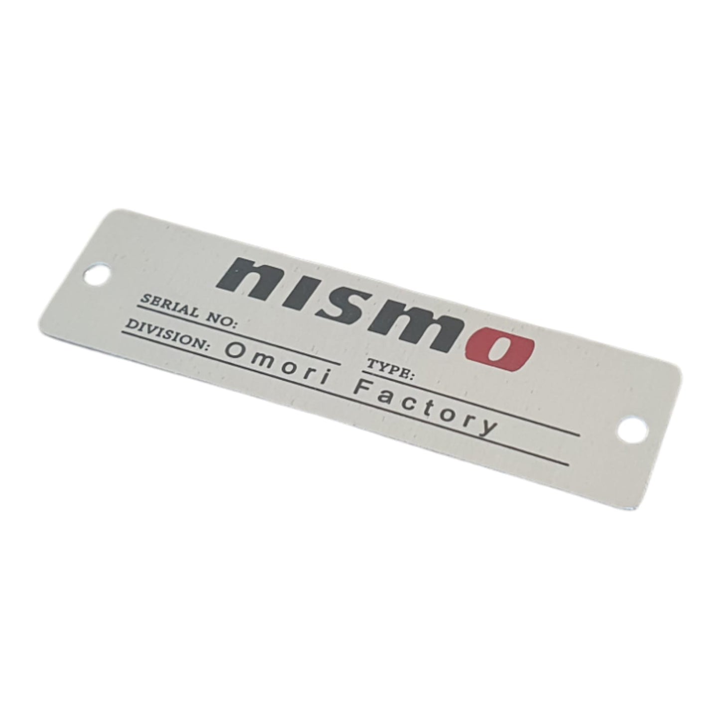 Nismo Serial Number Plate V2