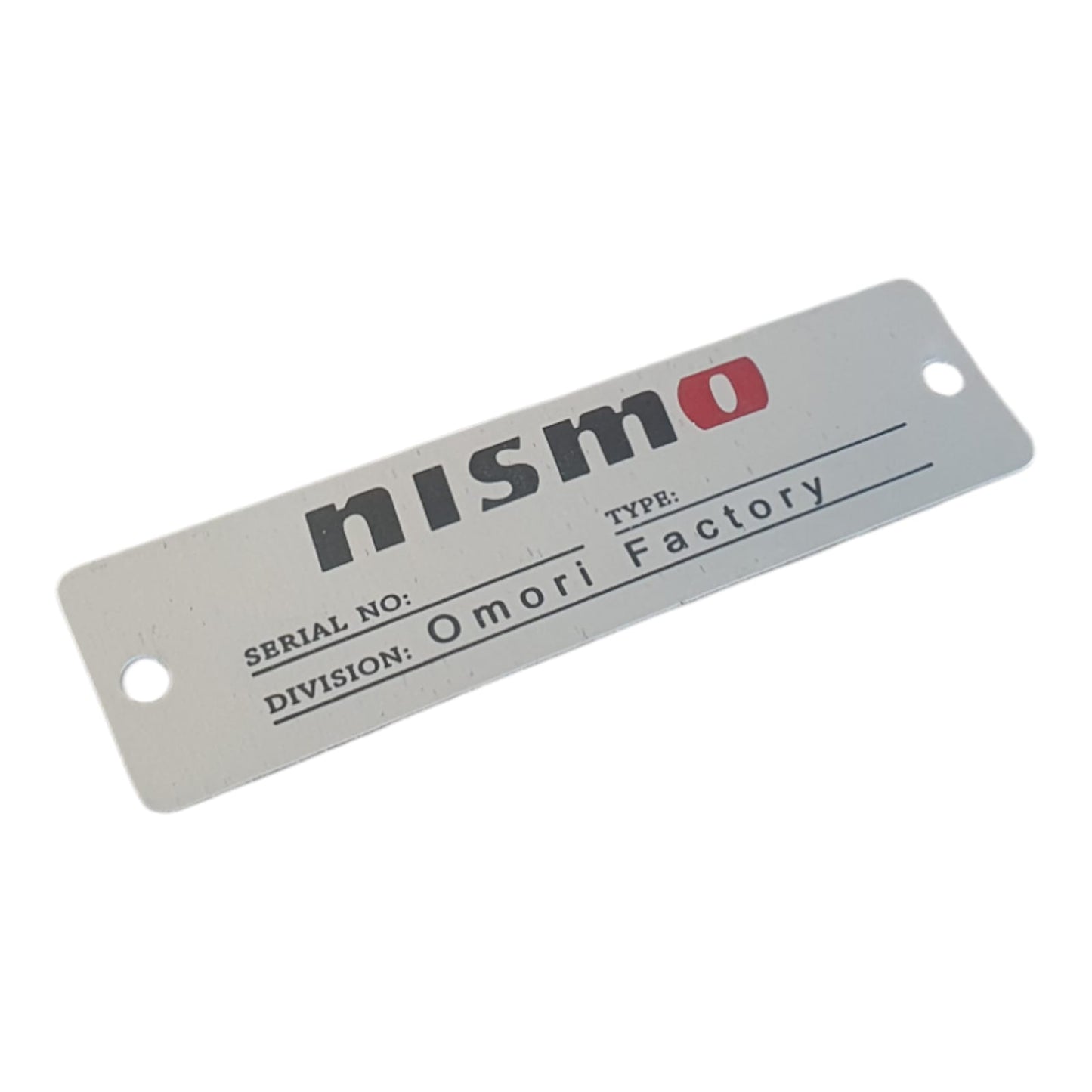 Nismo Serial Number Plate V2