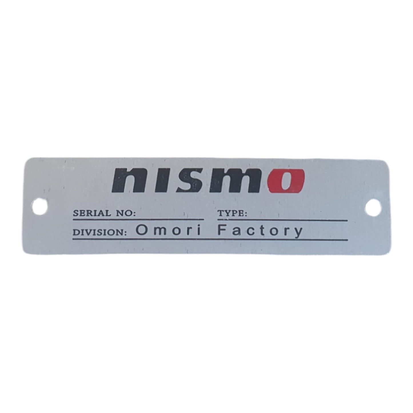 Nismo Serial Number Plate V2