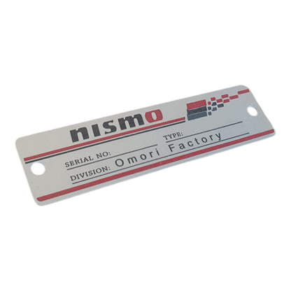 Nismo Serial Number Plate V3