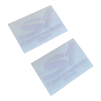 S1 S-tune concept ENGINE Stickers Set White