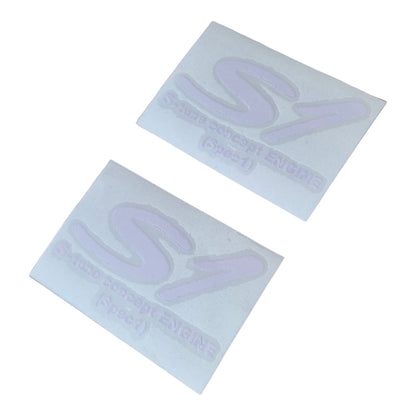 S1 S-tune concept ENGINE Stickers Set White