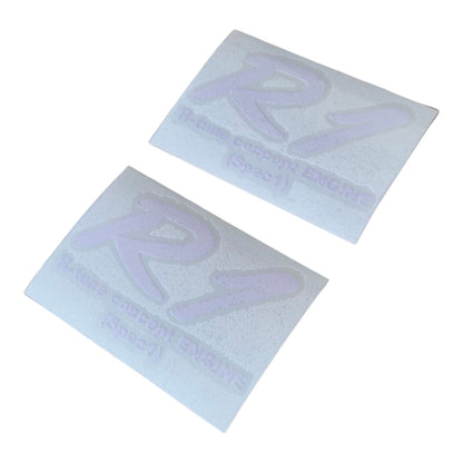 R1 R-tune concept ENGINE Stickers Set White