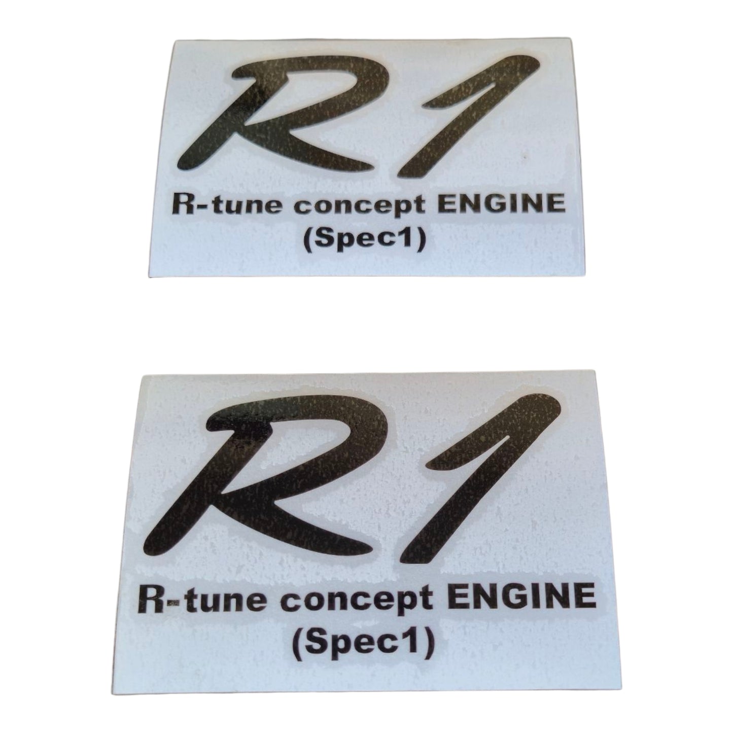 R1 R-tune concept ENGINE Stickers Set Black