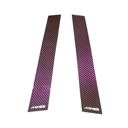Carbon Pillar Garnish Set Type Mine´s (Purple) Skyline R34 BNR34
