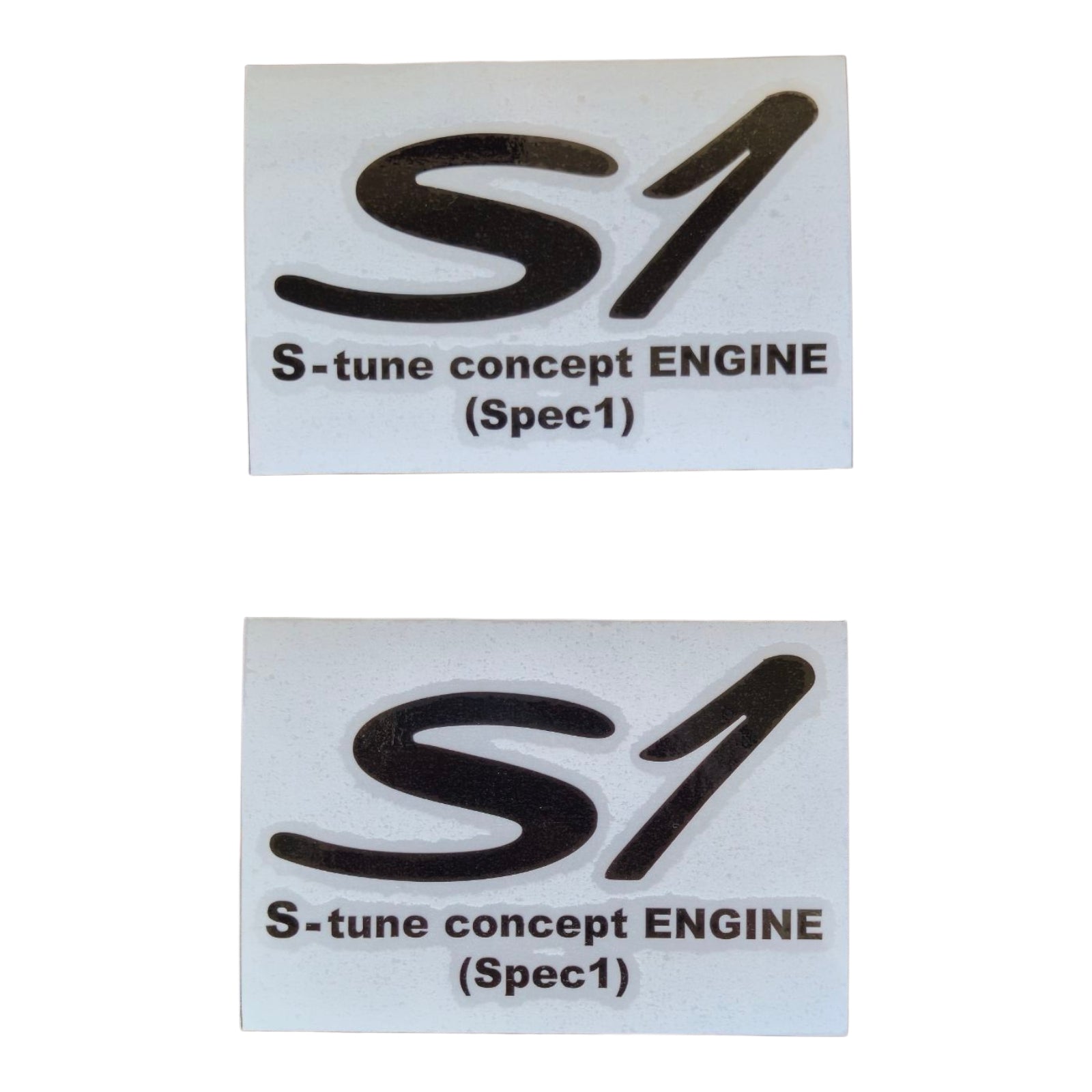 Engine 1 Sticker S1 S-tune concept ENGINE Stickers Set Black – NisMoD Parts