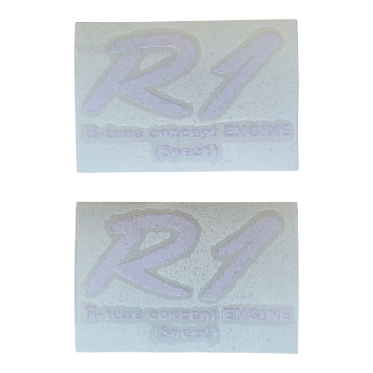 R1 R-tune concept ENGINE Stickers Set White – NisMoD Parts
